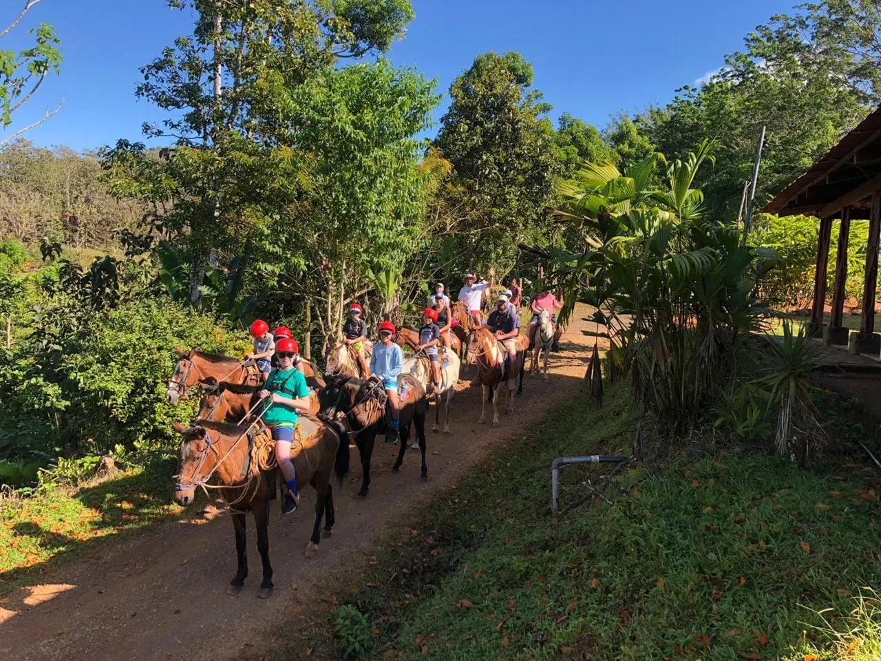 Horseback riding mountain trails Costa Rica